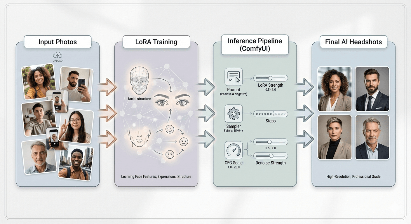 AI Headshots Creation Pipeline Explained